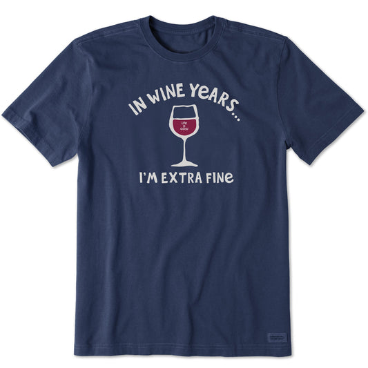 Men's I'm Extra Fine Wine Short Sleeve Crusher Tee