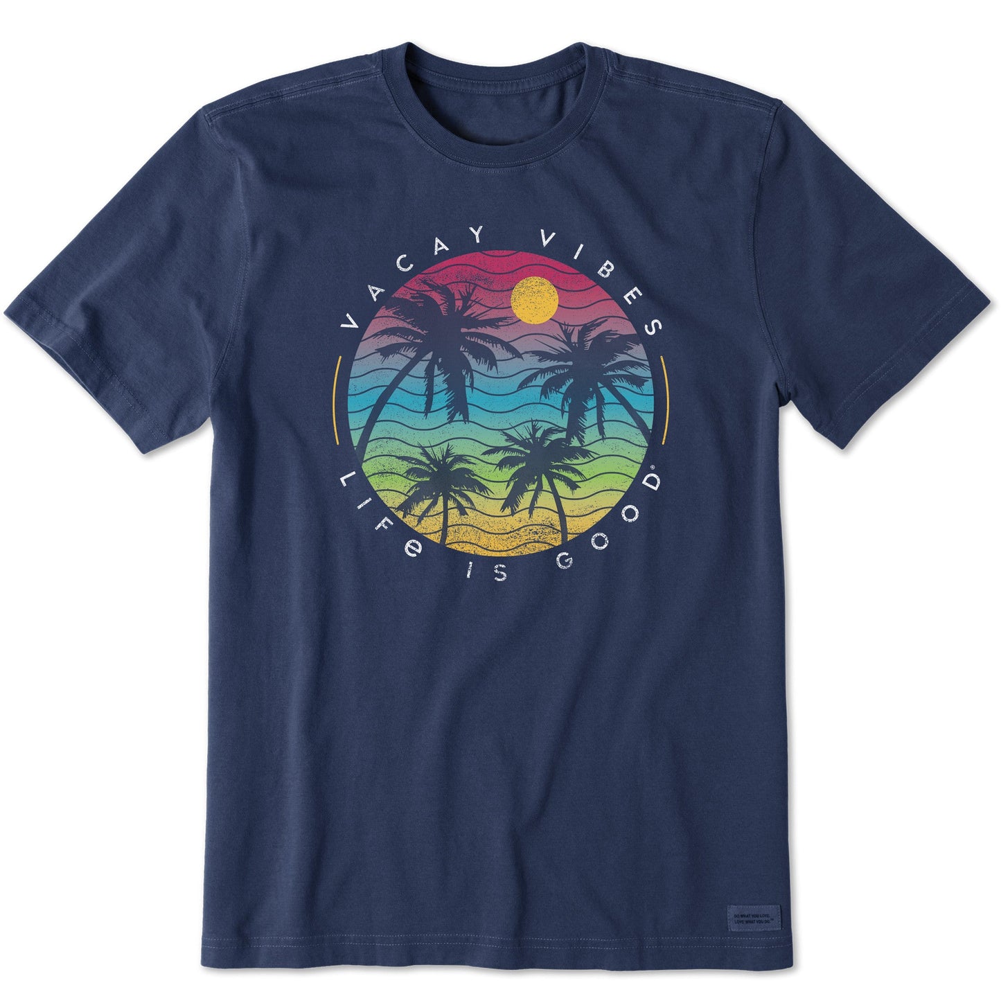 Men's Vacay Vibes Palms Short Sleeve Crusher Tee
