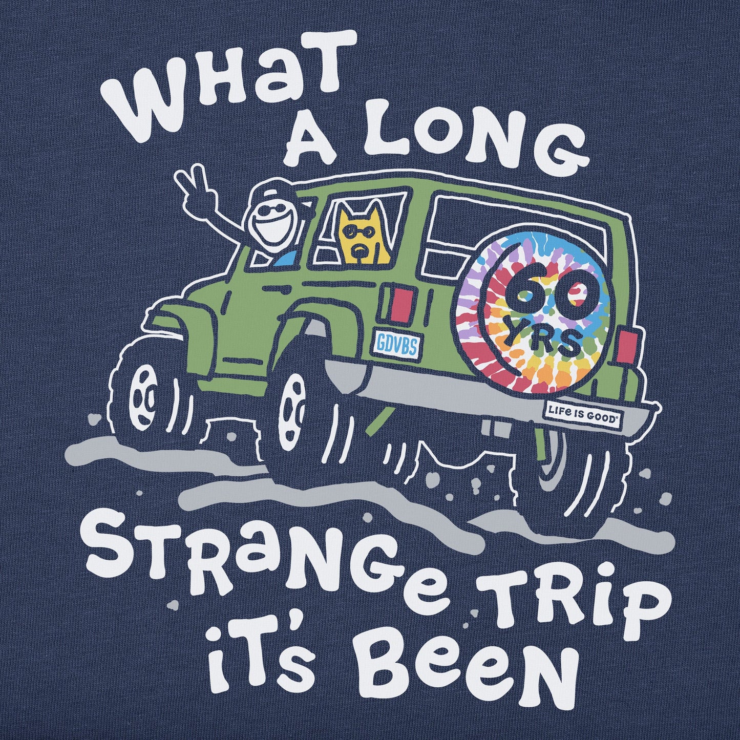 Men's Jake Strange Trip 60 Yrs. Short Sleeve Crusher Tee