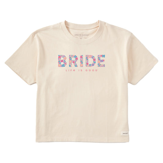 Women's Floral Tribe Short Sleeve Crusher Boxy Tee