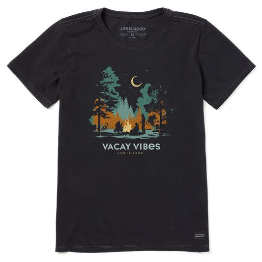 Women's Vacay Vibes Campfire Short Sleeve Crusher Tee