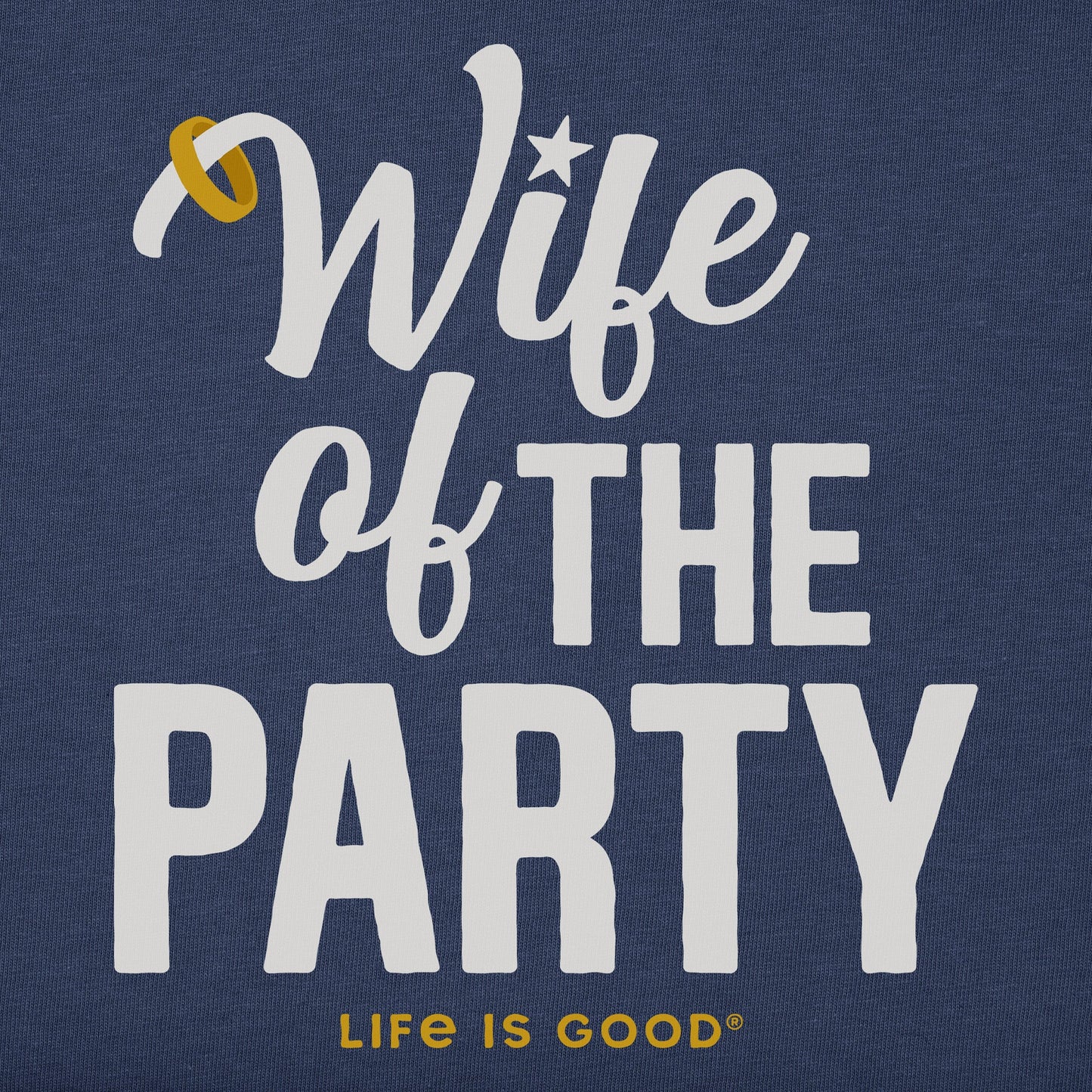 Women's Wordsmith Wife of the Party Short Sleeve Crusher Tee