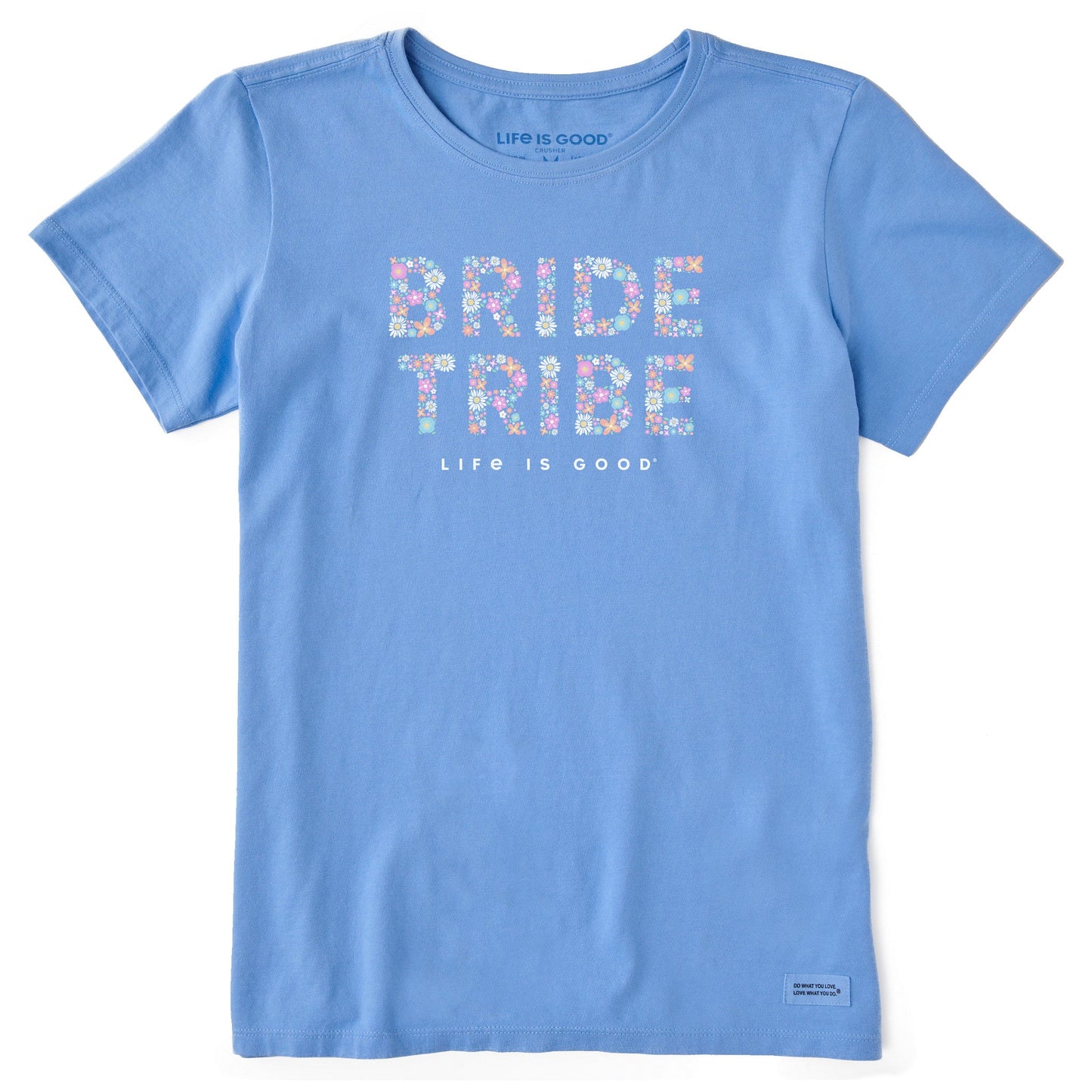 Women's Floral Bride Tribe Short Sleeve Crusher Tee