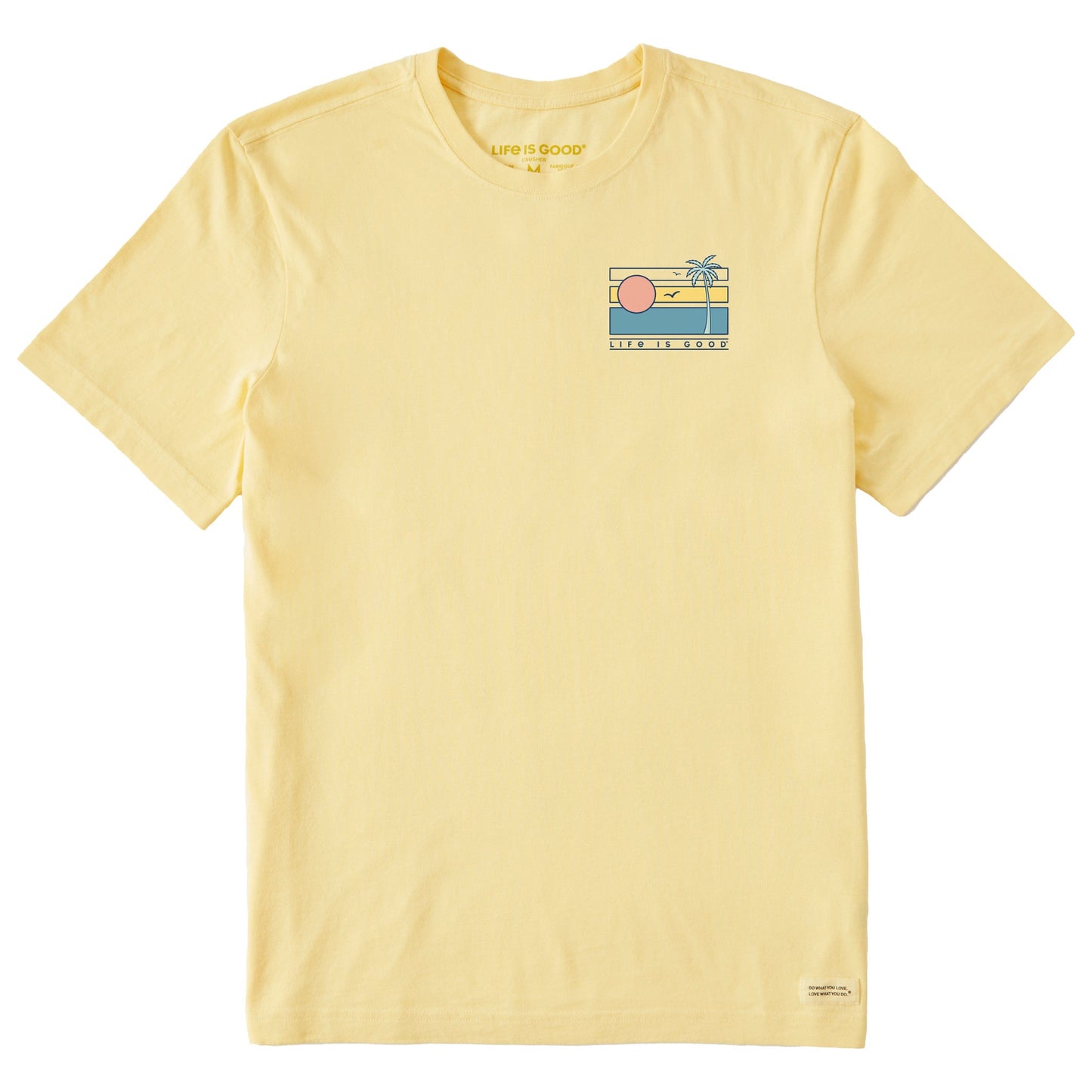 Men's Retro Beach Scene Short Sleeve Tee