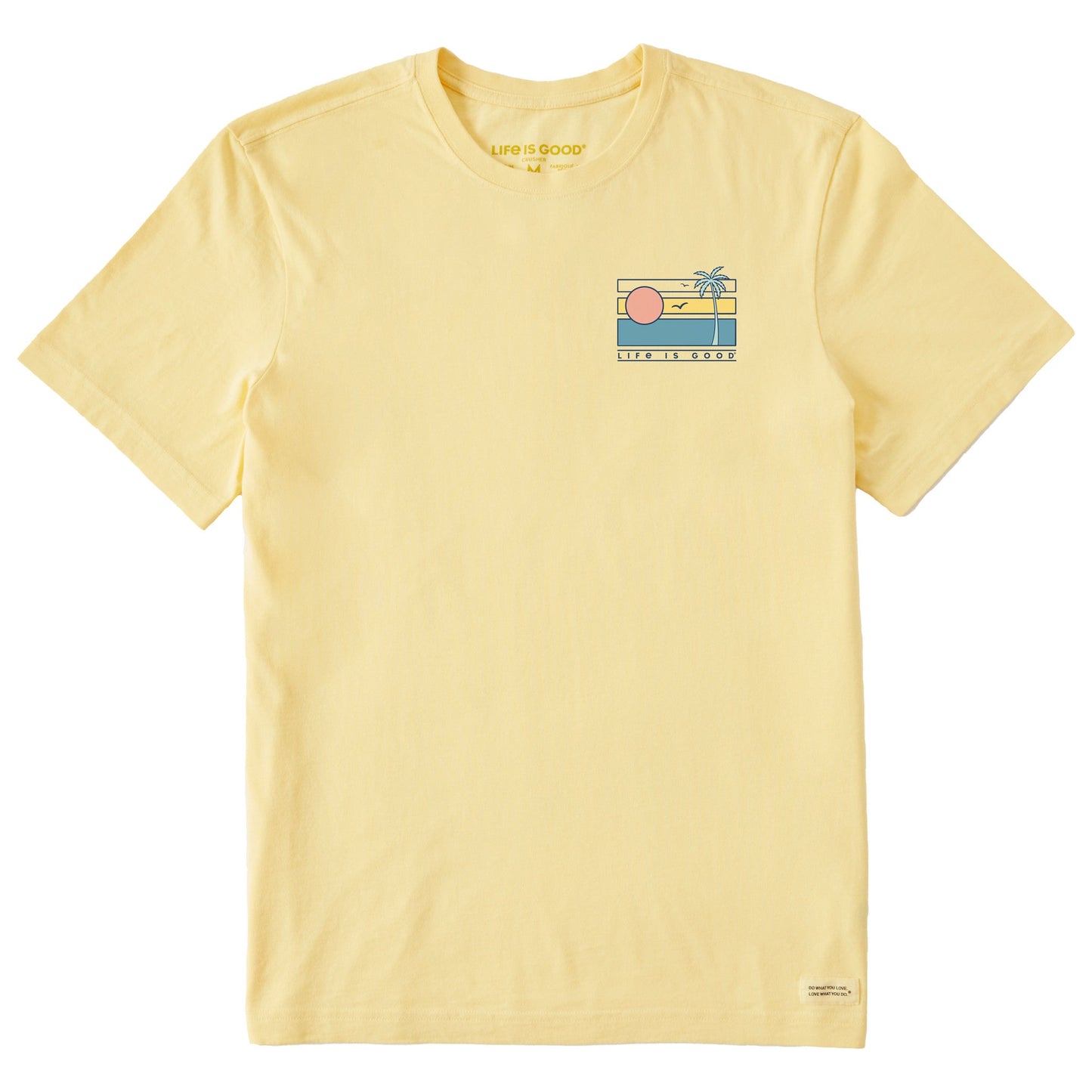 Men's Retro Beach Scene Short Sleeve Tee