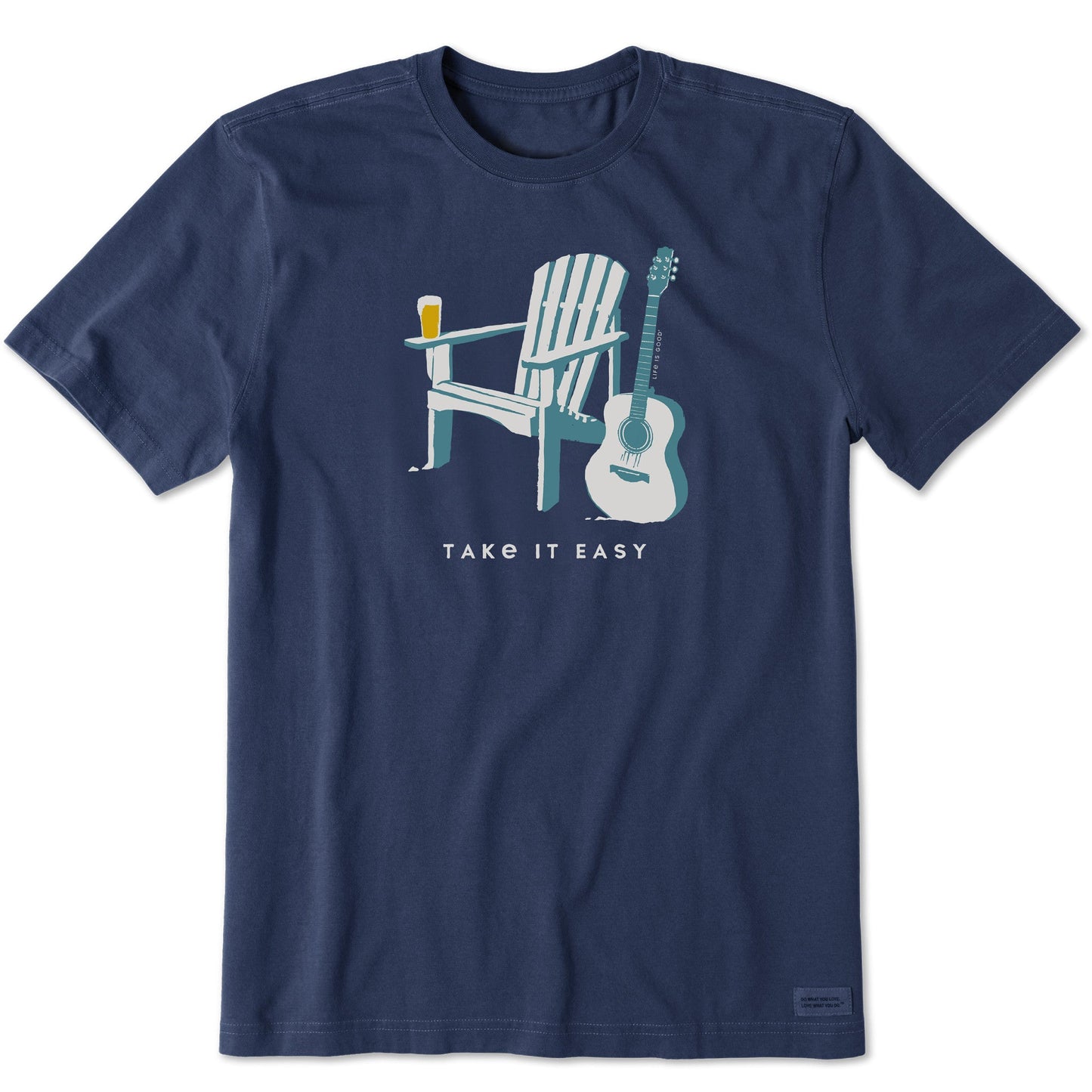 Men's Adirondack Guitar Beer Short Sleeve Tee