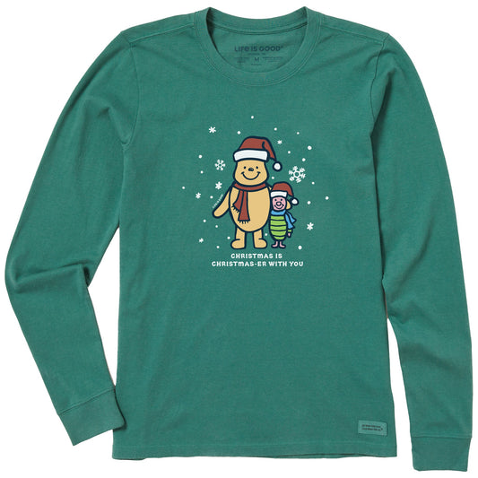 Women's Winnie & P Christmaser Long Sleeve Crusher Tee