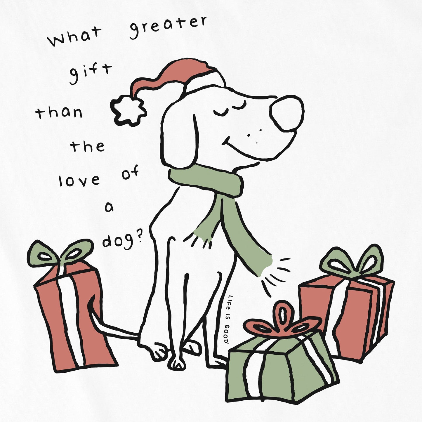 Women's Greatest Gift Dog Long Sleeve Crusher Tee