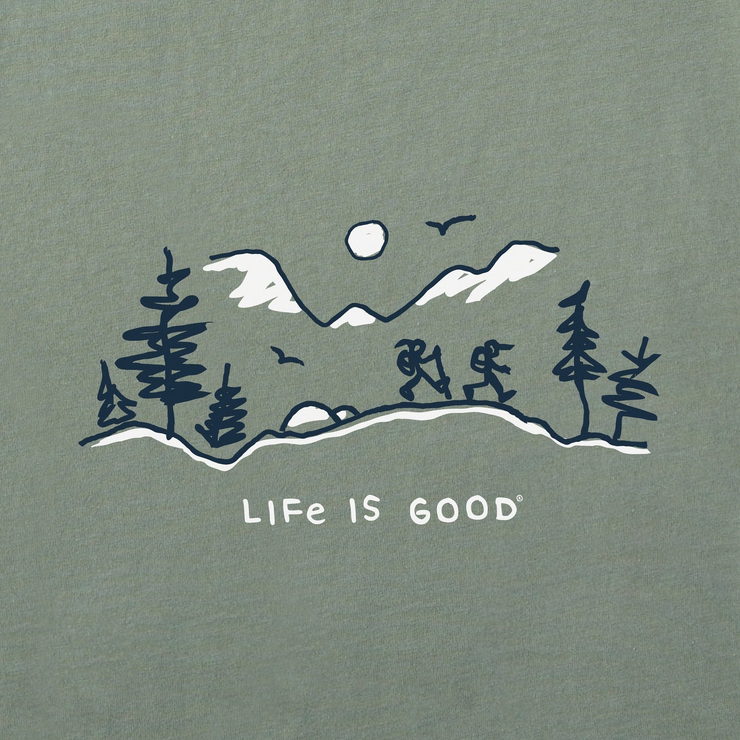 Men's Winter Hike Vista Long Sleeve Crusher Tee