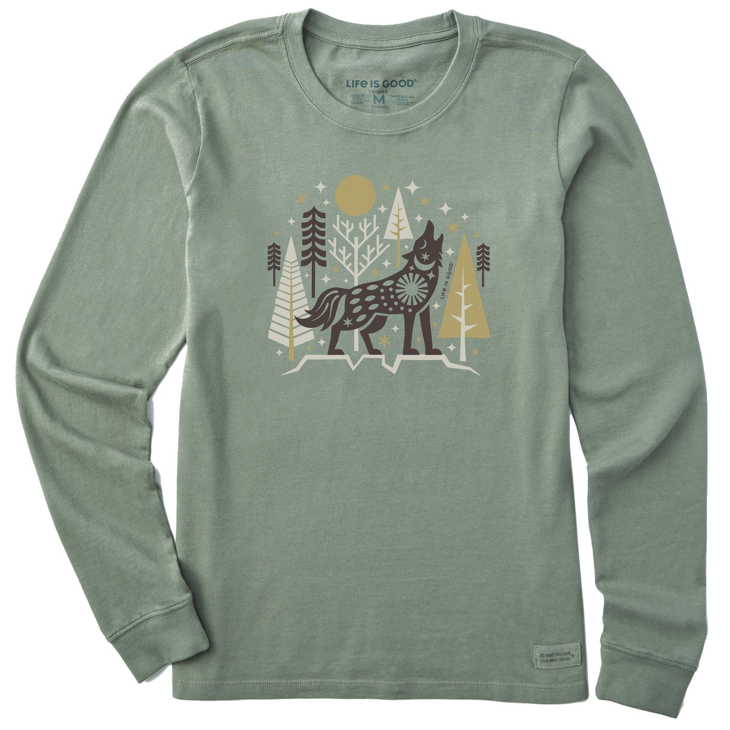 Women's Winter Wolf Long Sleeve Crusher Tee