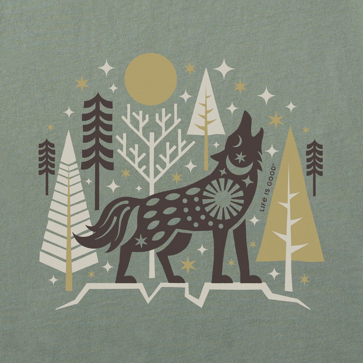 Women's Winter Wolf Long Sleeve Crusher Tee