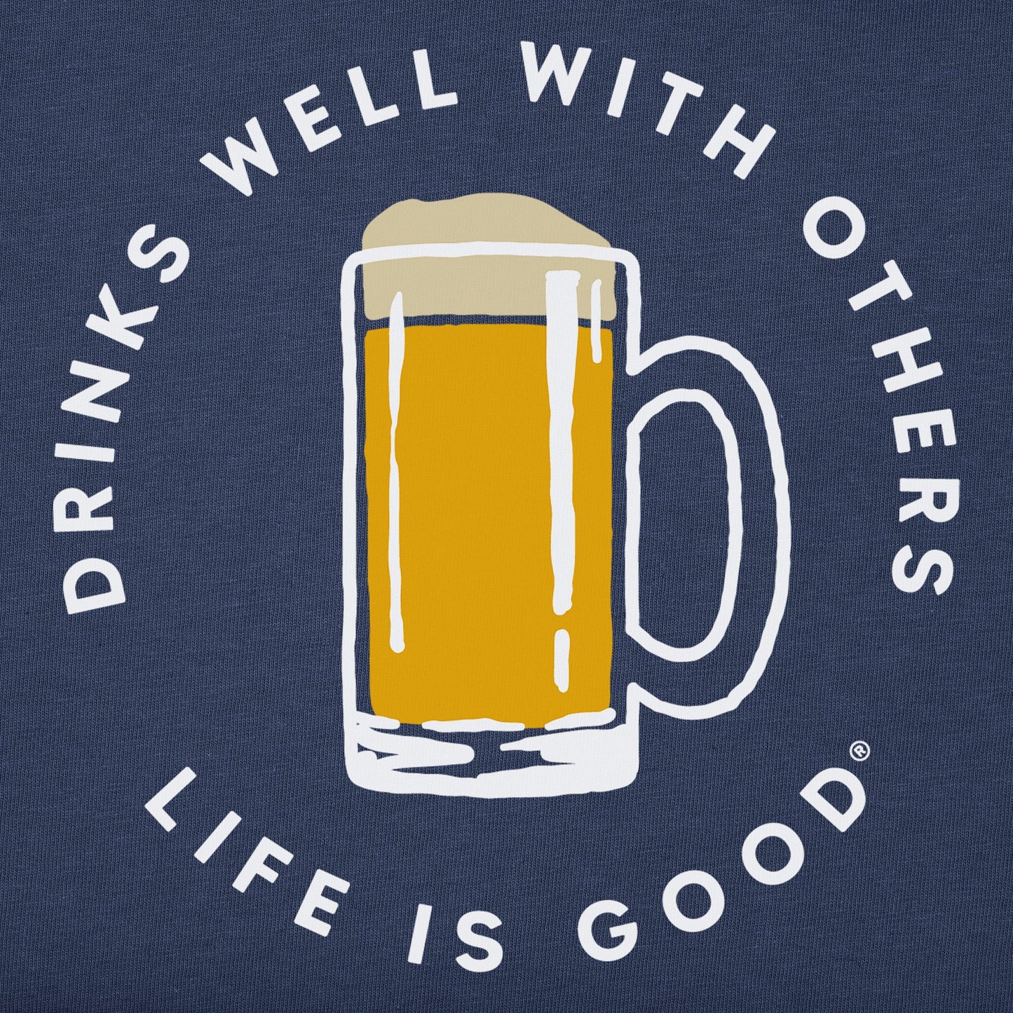 Men's Drinks Well with Others Beer Short Sleeve Tee