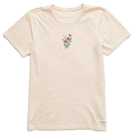 Women's Wildflowers Bouquet Short Sleeve Tee