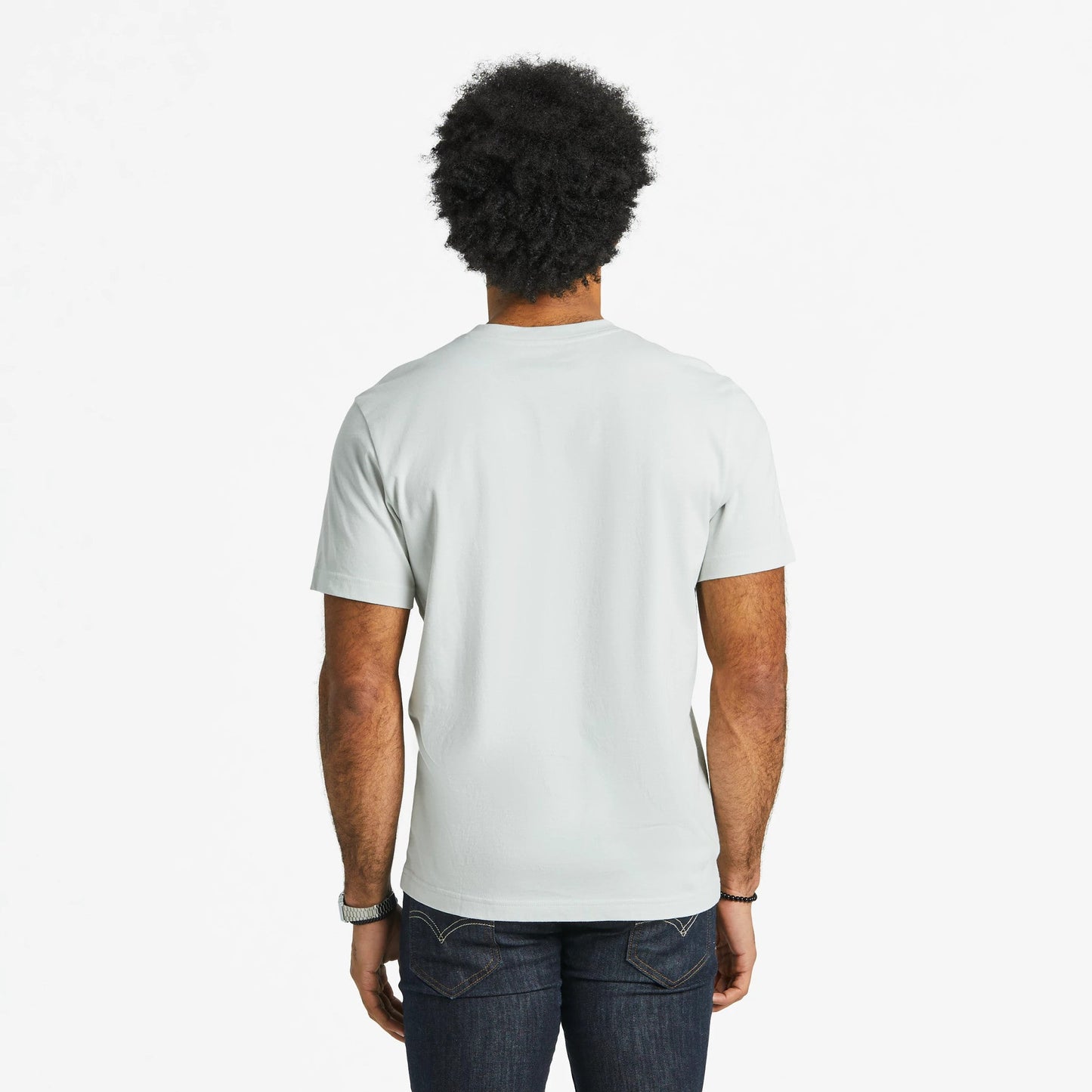 Men's Solid Short Sleeve Crusher-LITE Henley