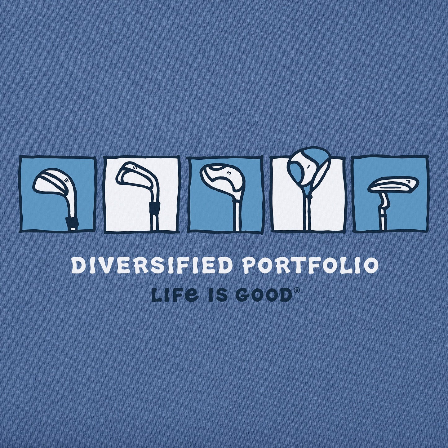 Men's Diversified Portfolio Golf Clubs Short Sleeve Tee