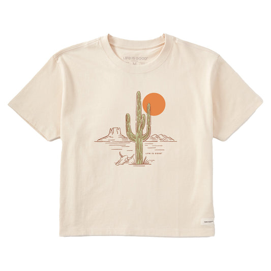 Women's Cactus Short Sleeve Crusher Boxy Tee
