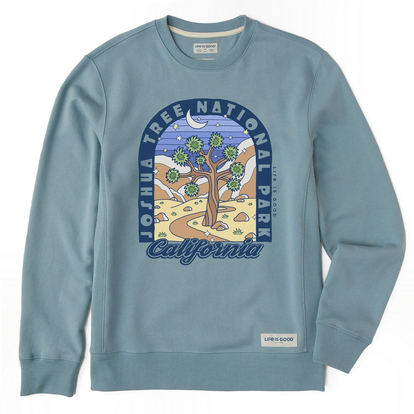 Men's Joshua Tree Poster Simply True Fleece Crew