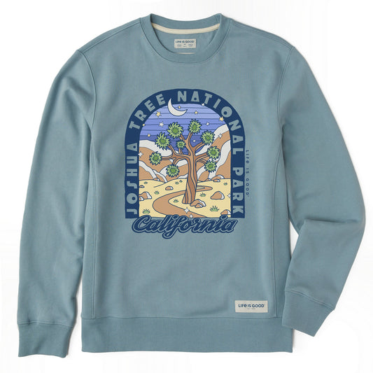 Men's Joshua Tree Poster Simply True Fleece Crew