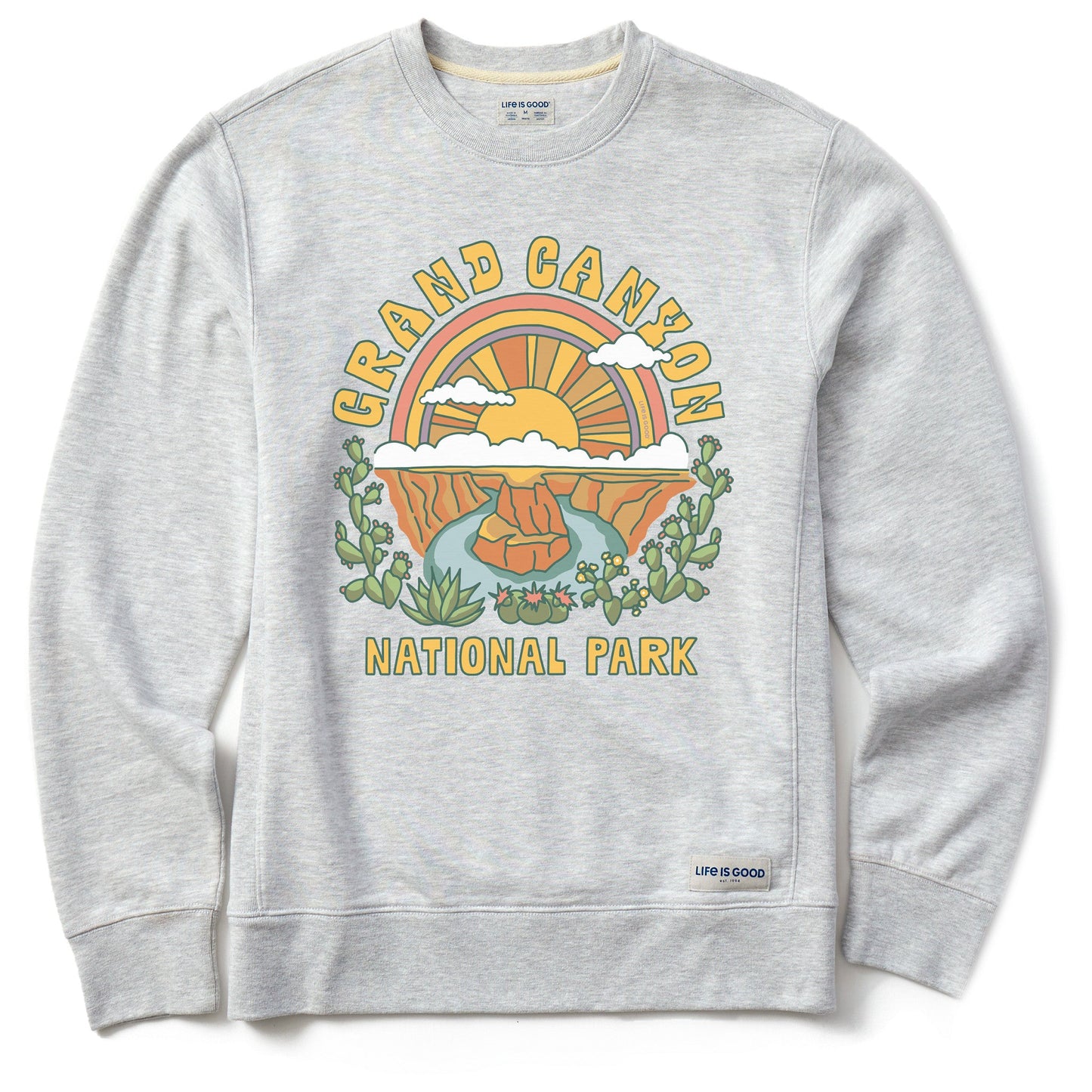 Men's Grand Canyon Poster Simply True Fleece Crew
