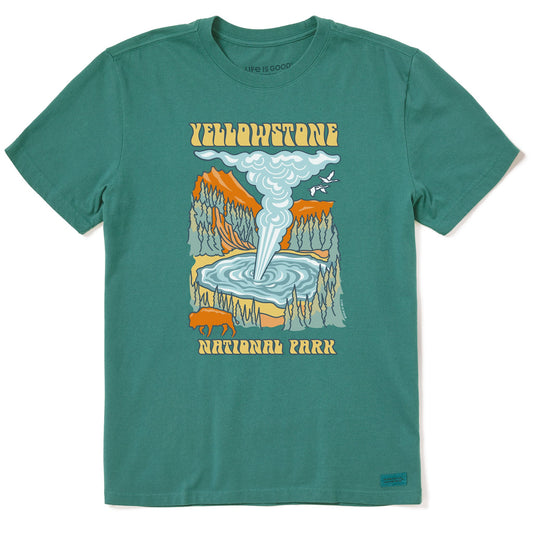 Men's Yellowstone Poster Short Sleeve Crusher Tee