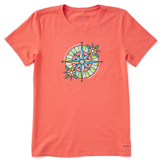 Women's Floral Compass Richer Short Sleeve Tee