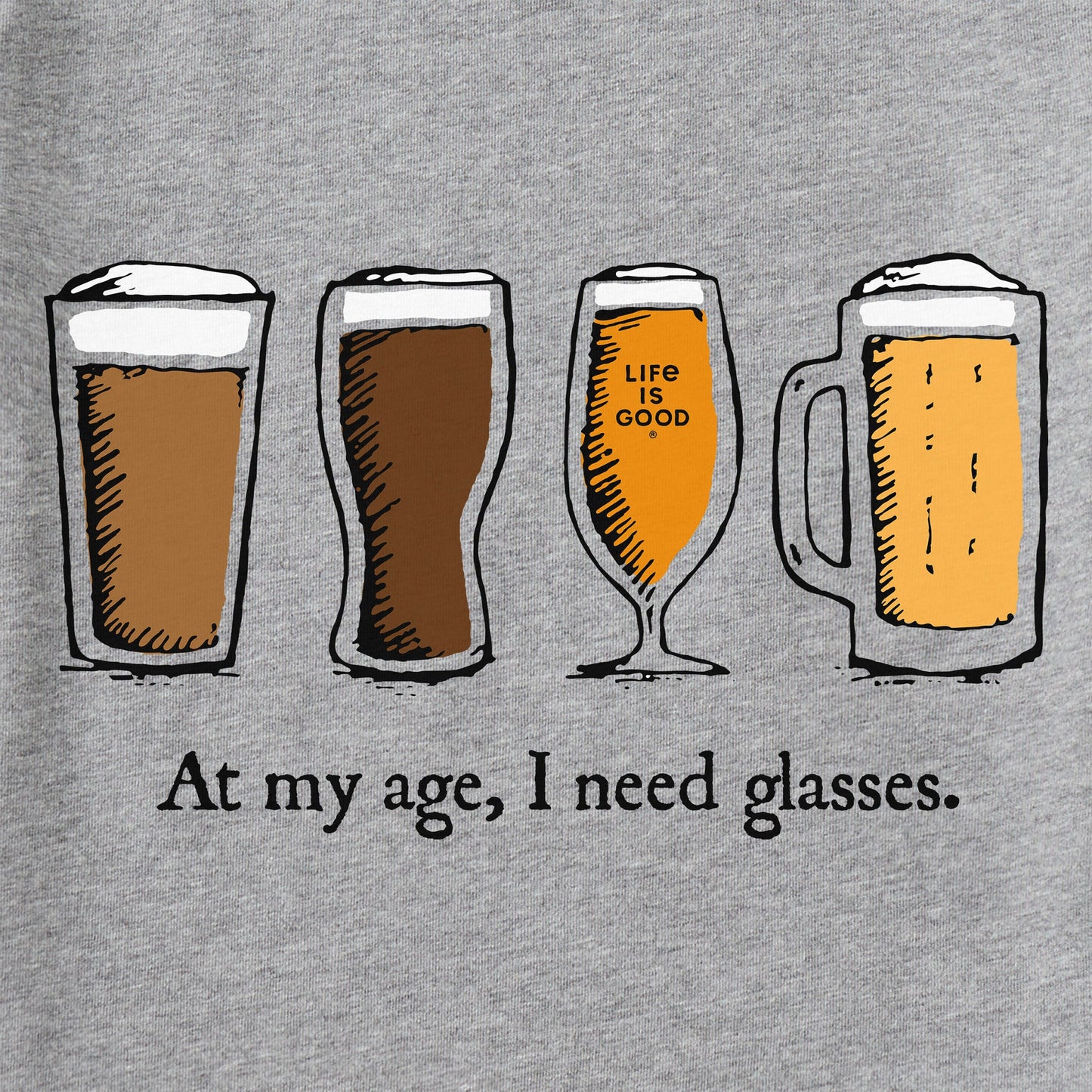 Men's Need Glasses Beer Short Sleeve Tee