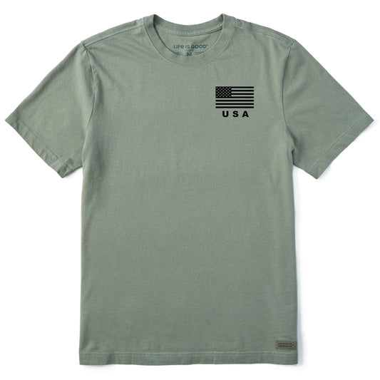Men's Athletic USA Flag Short Sleeve Tee