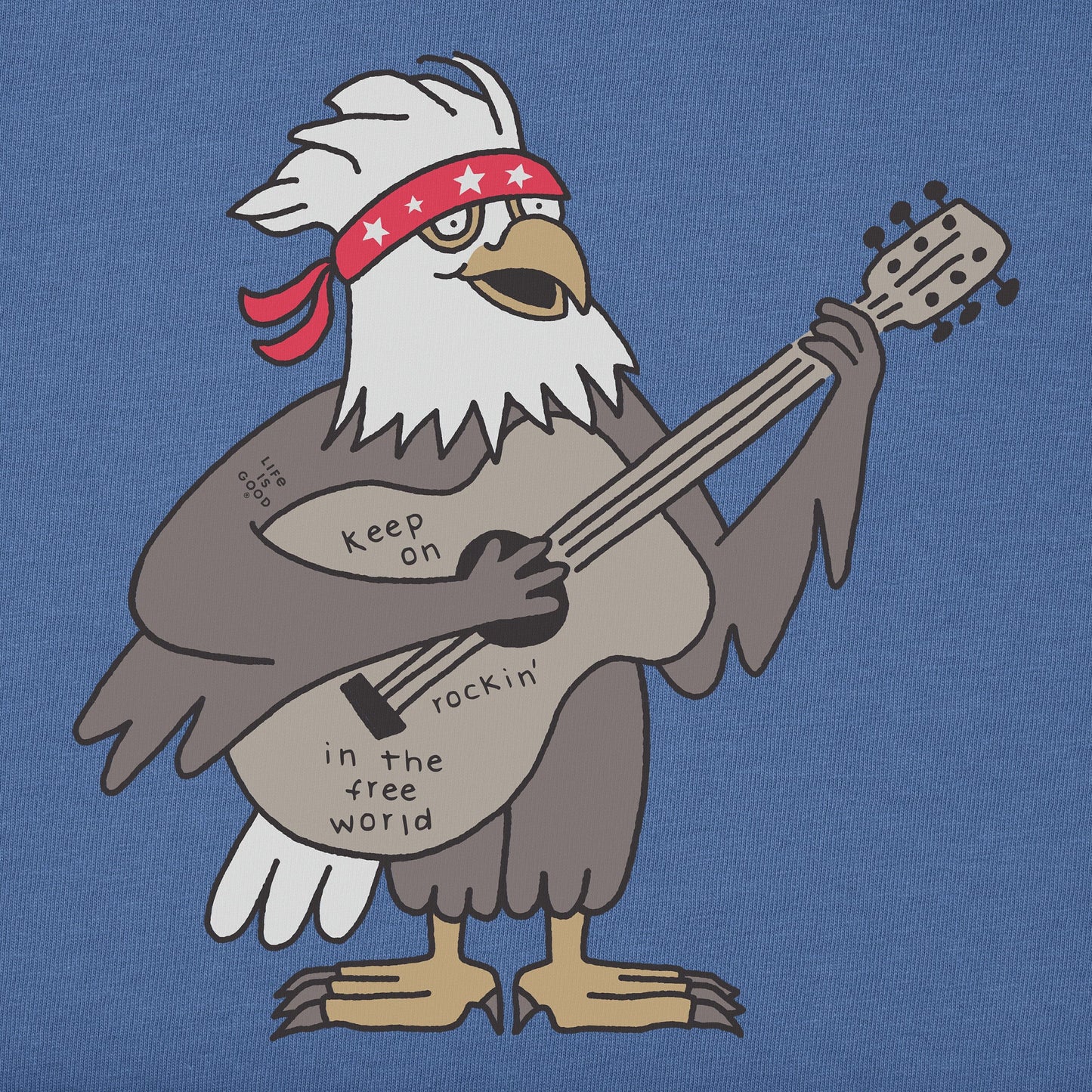 Men's Rockin' Eagle Short Sleeve Crusher Tee
