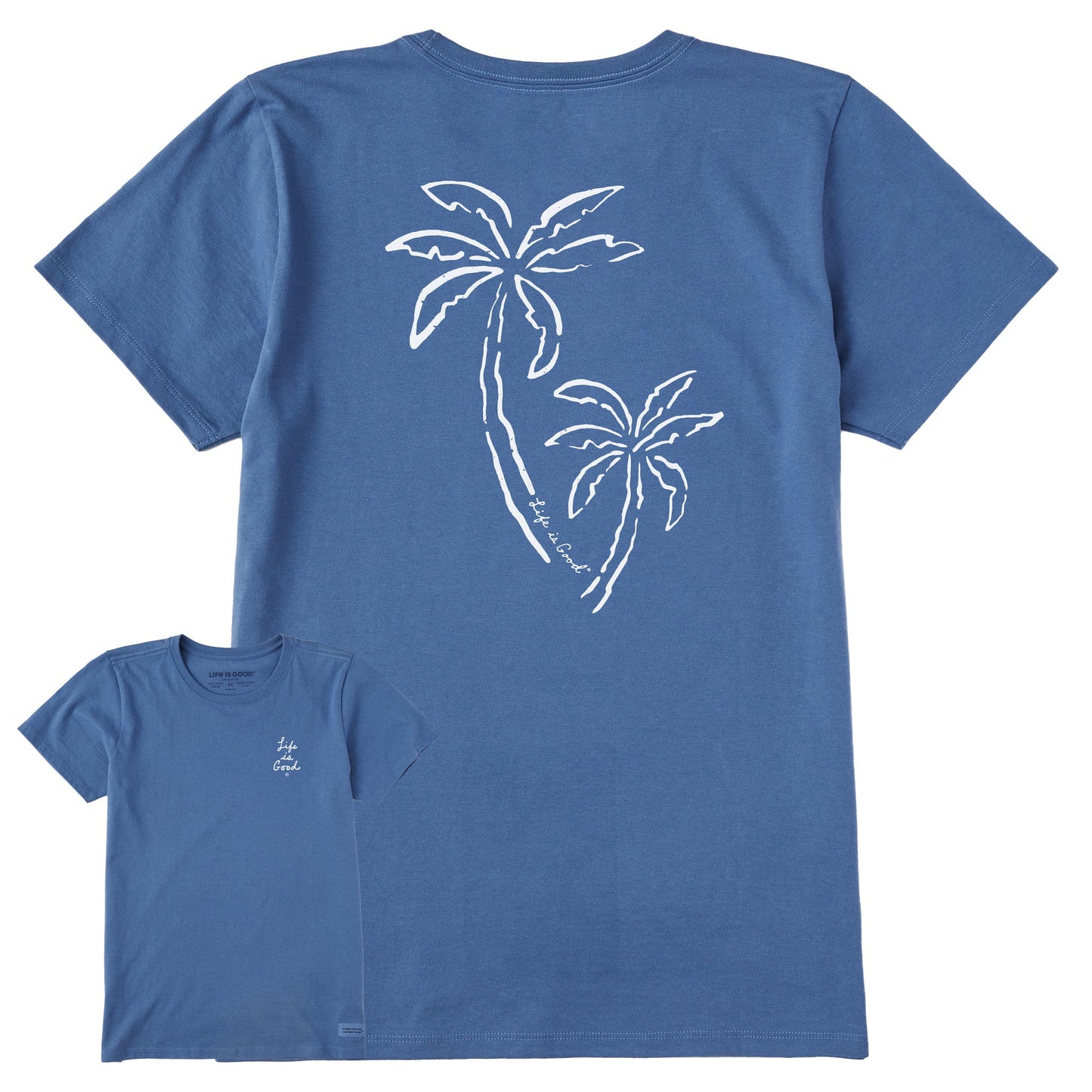 Women's Two Simple Palms Short Sleeve Tee