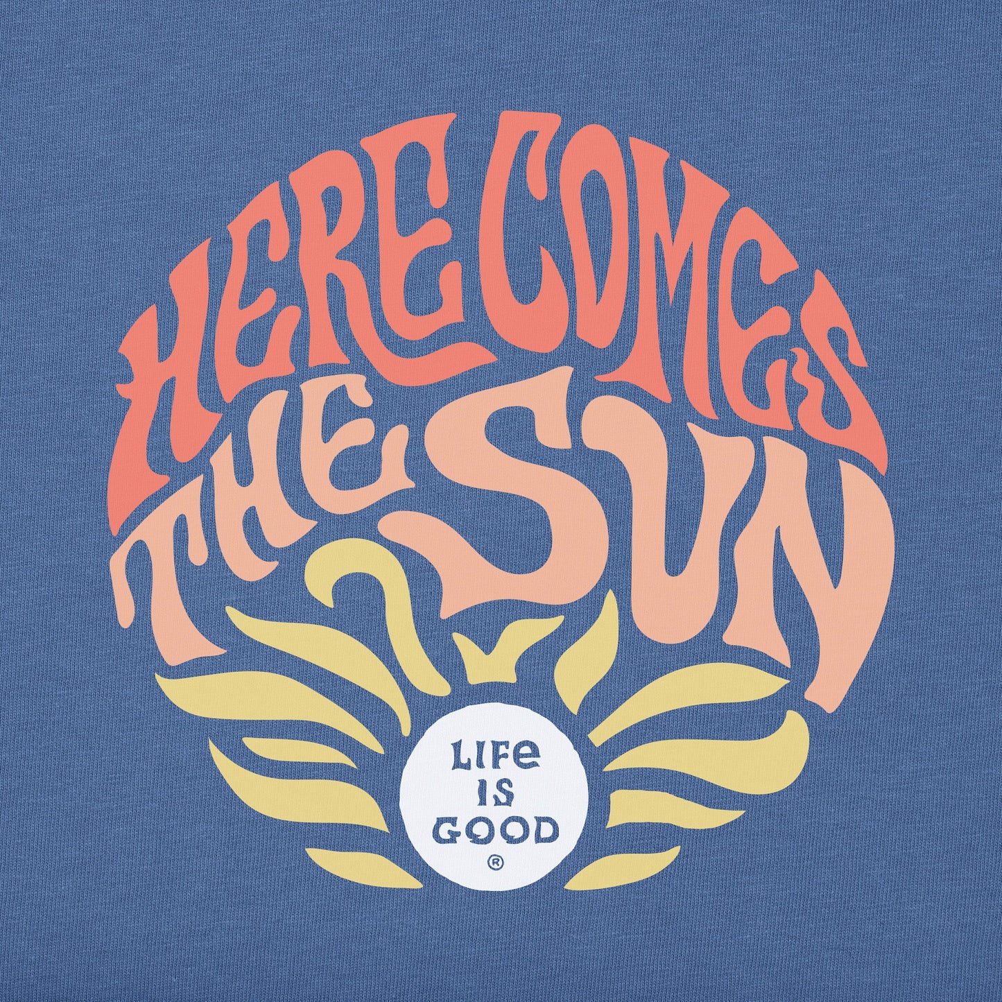 Women's Trippy Here Comes the Sun Short Sleeve Tee