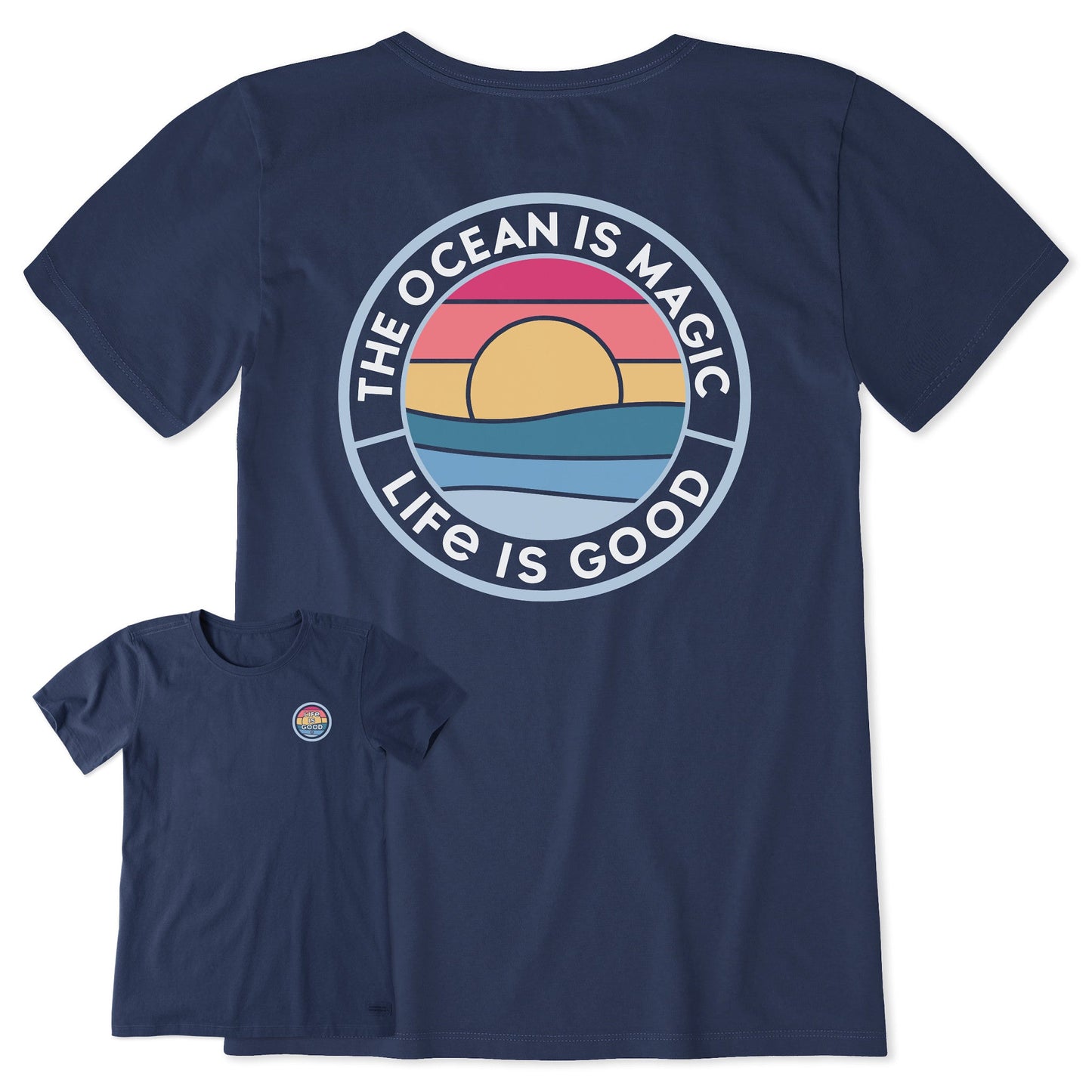 Women's The Ocean Is Magic Coin Short Sleeve Tee
