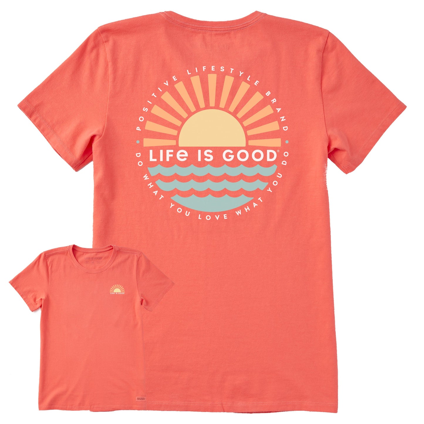 Women's Sunset on the Water Short Sleeve Crusher Tee