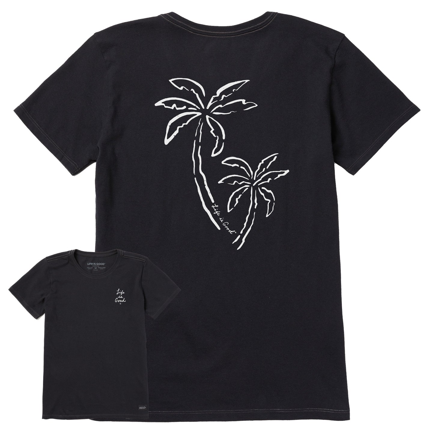 Women's Two Simple Palms Short Sleeve Tee