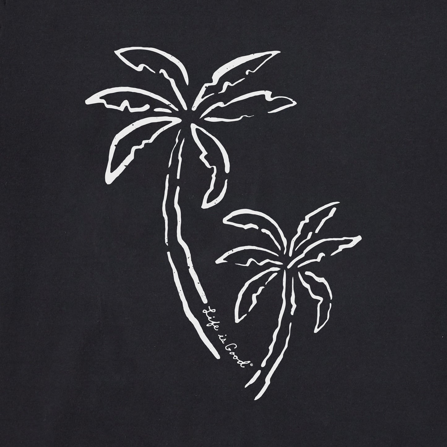 Women's Two Simple Palms Short Sleeve Tee