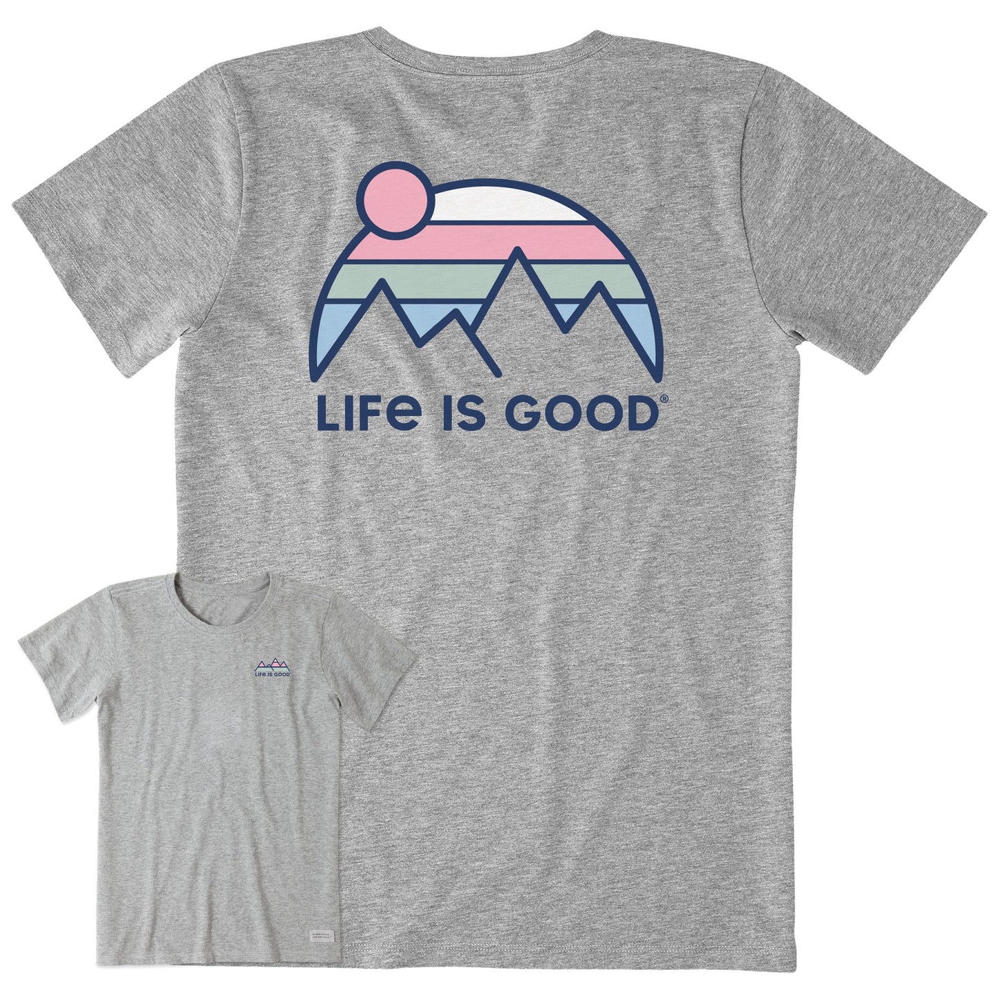 Women's Retro Mountains Short Sleeve Crusher Tee
