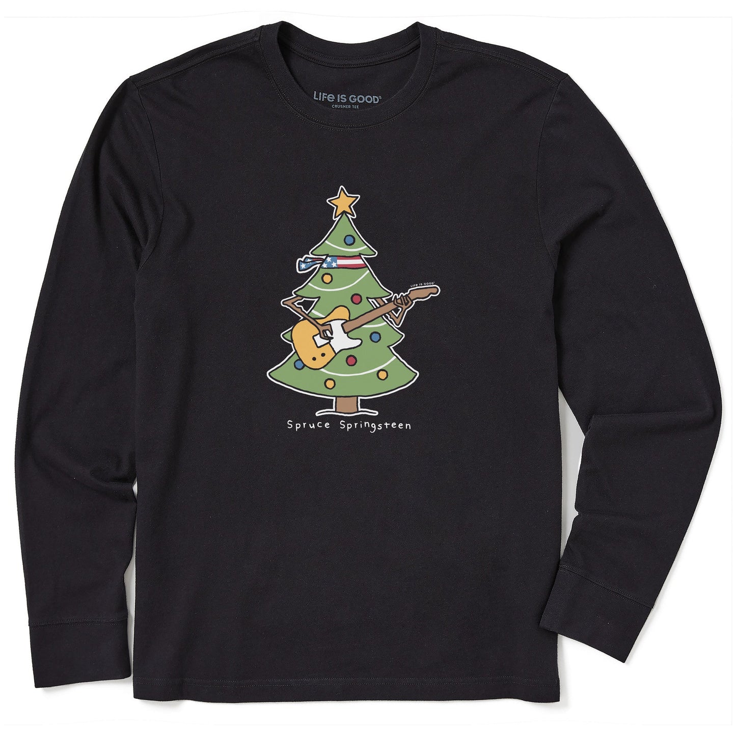 Men's Spruce Springsteen Long Sleeve Crusher Tee