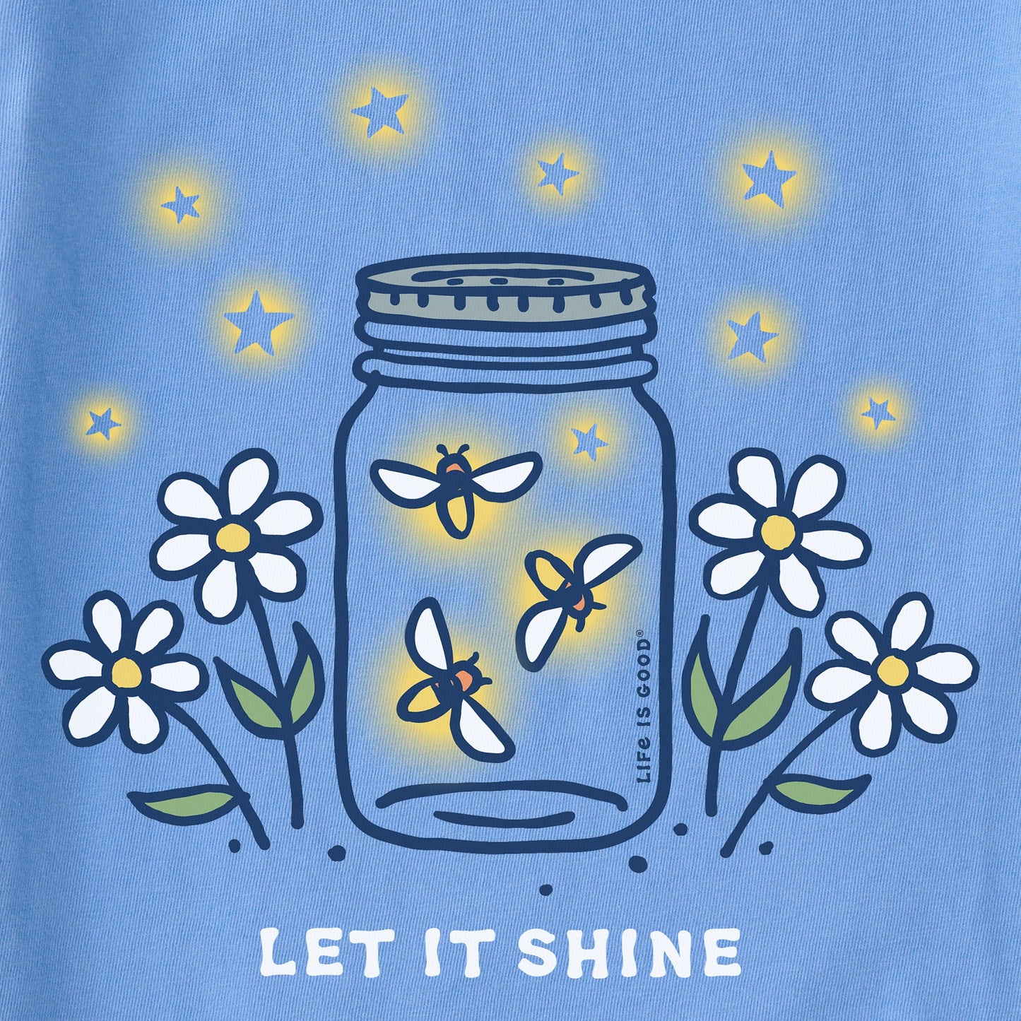 Kids Let it Shine Jar Short Sleeve Crusher Tee