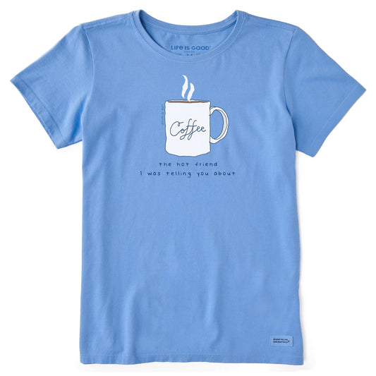Women's Coffee Hot Friend Short Sleeve Tee