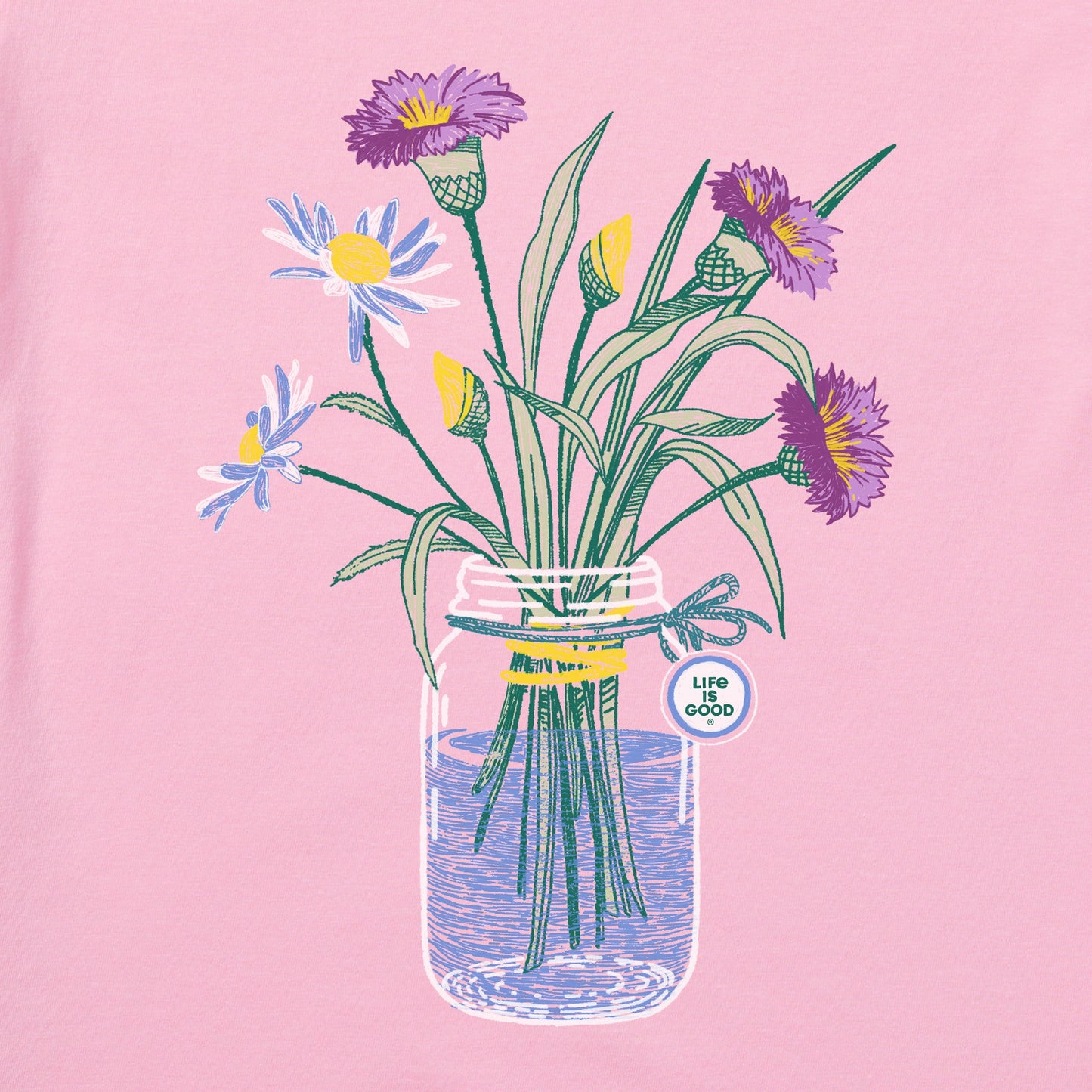 Women's Wildflower Jar Short Sleeve Tee