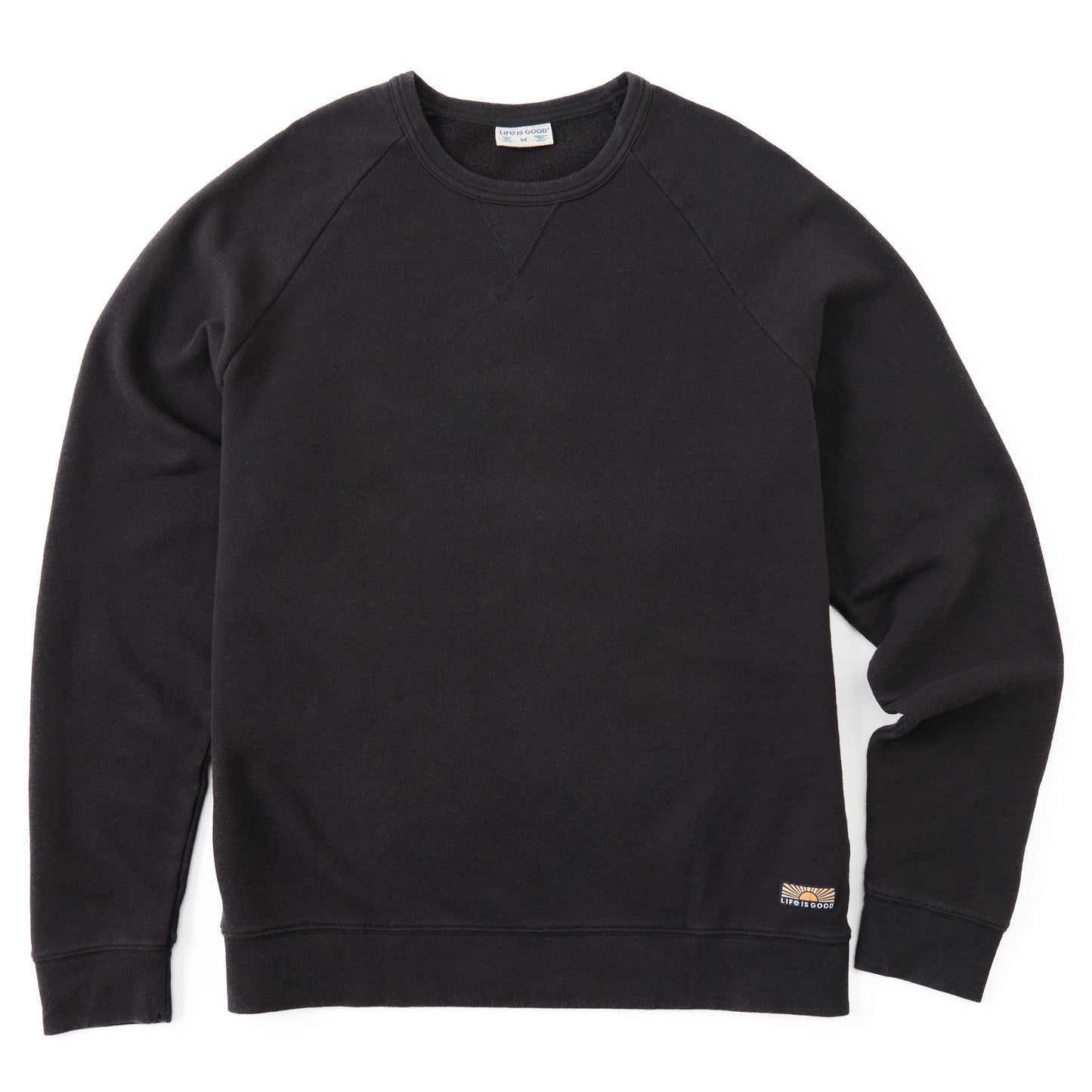 Men's Solid French Terry Crew