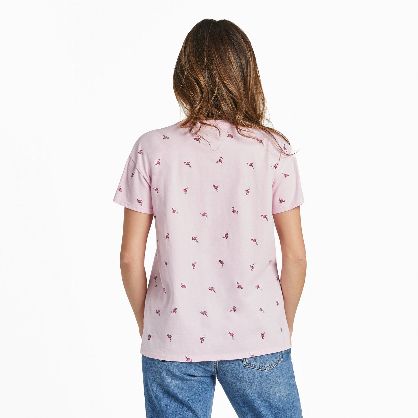 Women's Flamingo Pattern Crusher-LITE Easy Vee