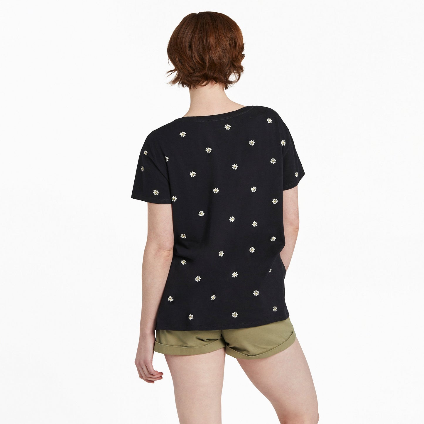 Women's Daisy Dot Pattern Crusher-LITE Easy Tee