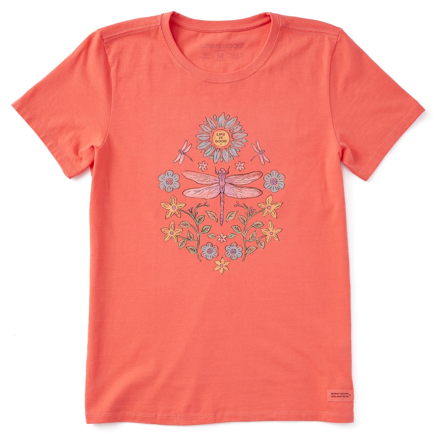 Women's Dragonfly Mirror Short Sleeve Crusher Tee