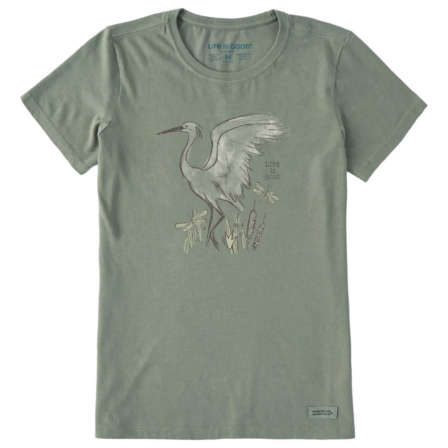 Women's Egret Short Sleeve Crusher Tee