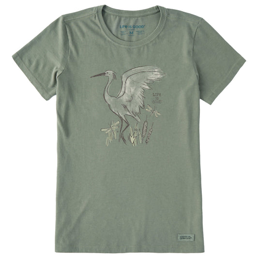 Women's Egret Short Sleeve Crusher Tee