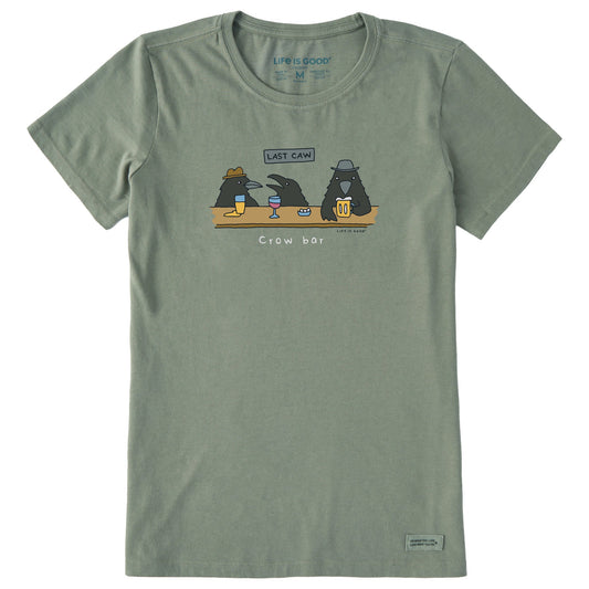Women's Crow Bar Last Caw Short Sleeve Crusher Tee