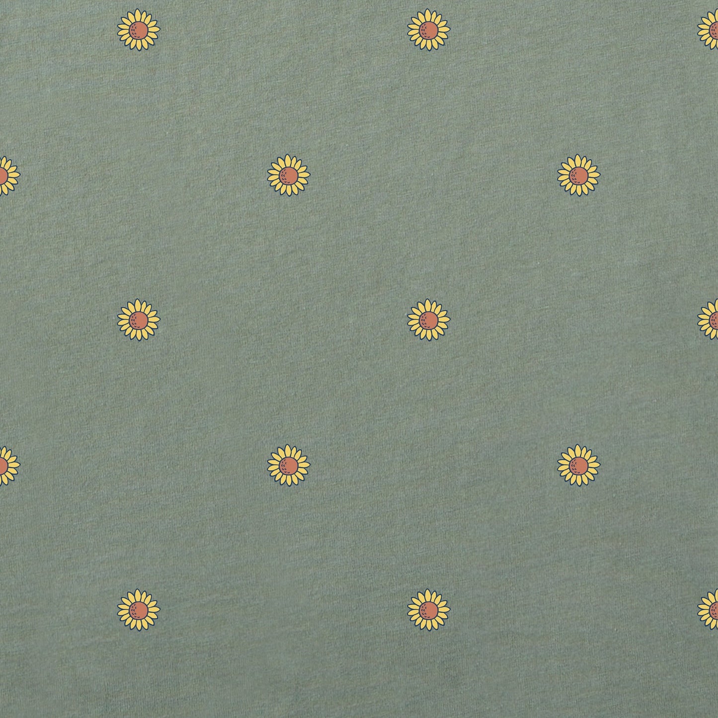 Women's Simple Sunflower Pattern Crusher-LITE Easy Tee