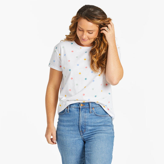 Women's Smile Pattern Crusher-LITE Easy Tee