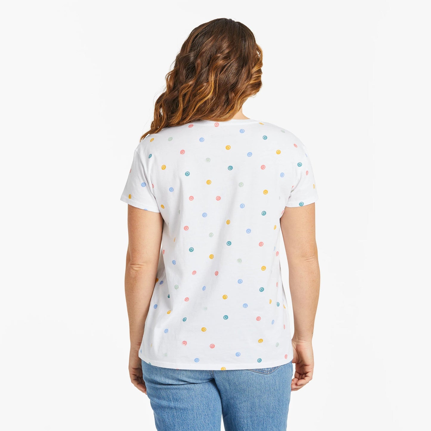 Women's Smile Pattern Crusher-LITE Easy Tee
