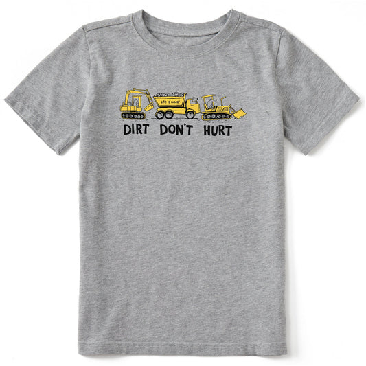 Kids Dirt Dont Hurt Short Sleeve Crusher Tee